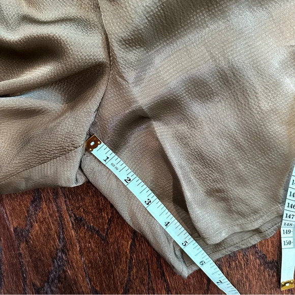 Everlane The Satin Pull-On 5" Short with Pockets Size XS. Olive Green T1022 - Picture 6 of 11